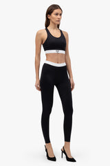 sustainable-legging-black/white-2 | Lumiere Paris